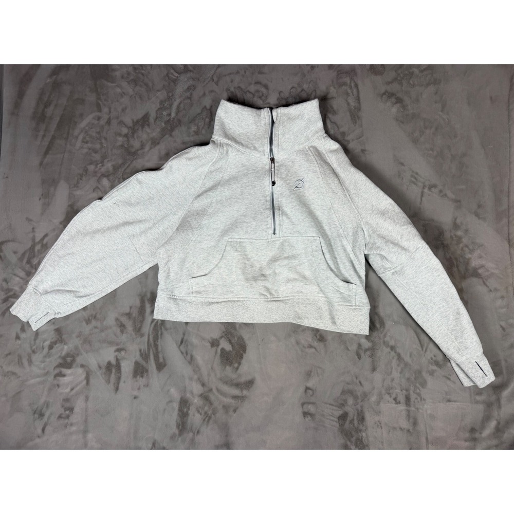 Lululemon Peloton Scuba Oversized Half-Zip Funnel Neck Grey M/L
